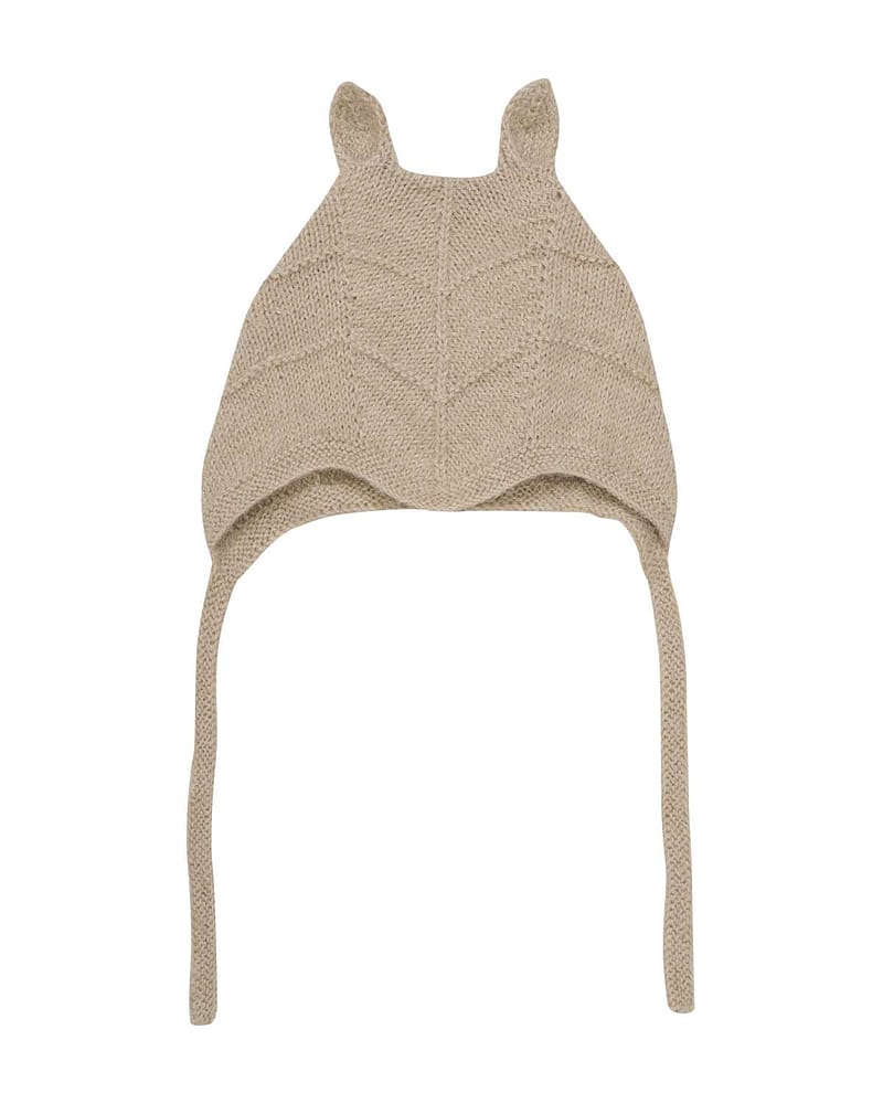Babylue med ører - 100% Alpakka | Bonnet Ears Alpaca Wool Knit