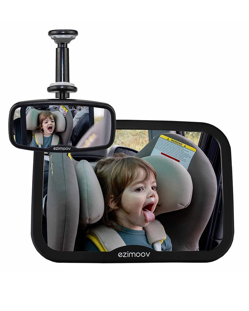 Ezimoov Bilspeil Baby Mirror sett - Bak & Front | Car Mirror Set