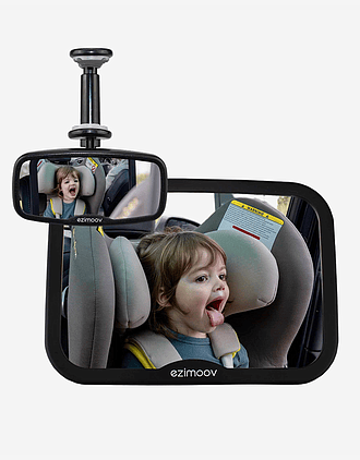 Ezimoov Bilspeil Baby Mirror sett - Bak & Front | Car Mirror Set