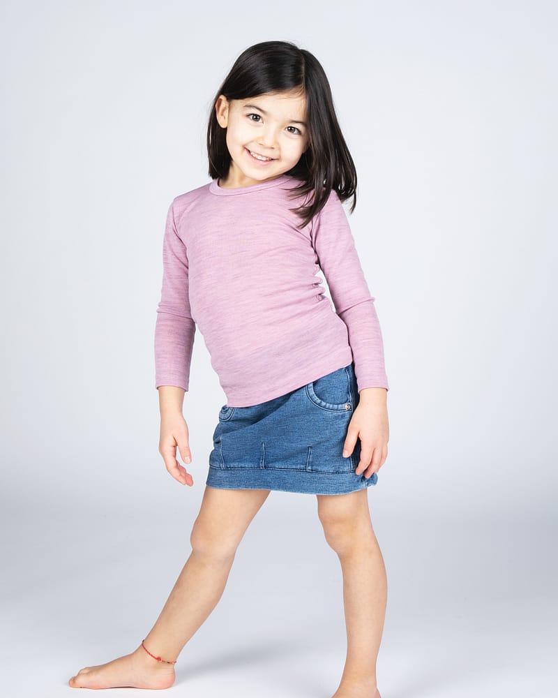 Ulltrøye Langarmet - 100% Ubehandlet Ull | Children’s shirt, long sleeved