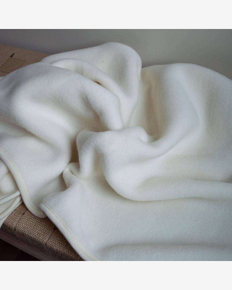 Babyteppe i ullfleece, ubehandlet ull - 80x100cm