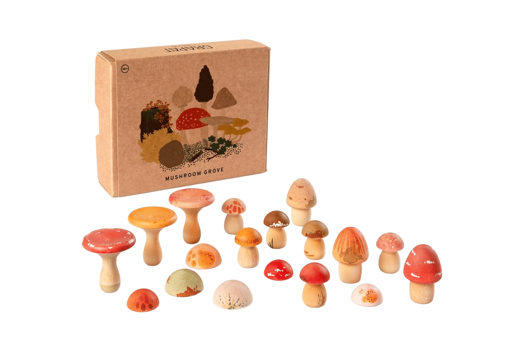 Sett med Sopp, 18stk | Mushroom Grove