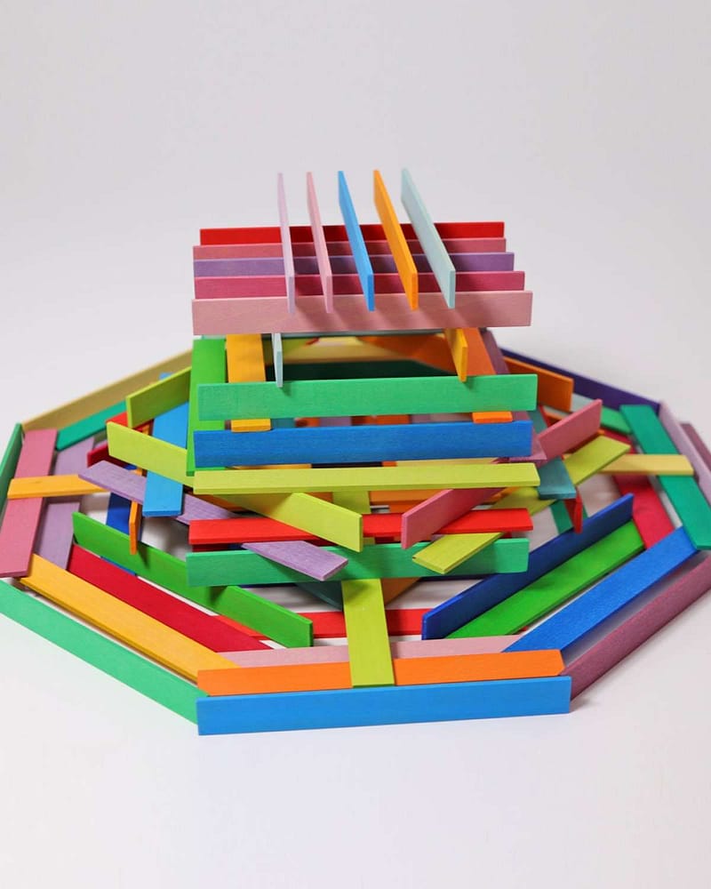 Byggesett m/ 100stk Klosser à 18cm | Leonardo Sticks