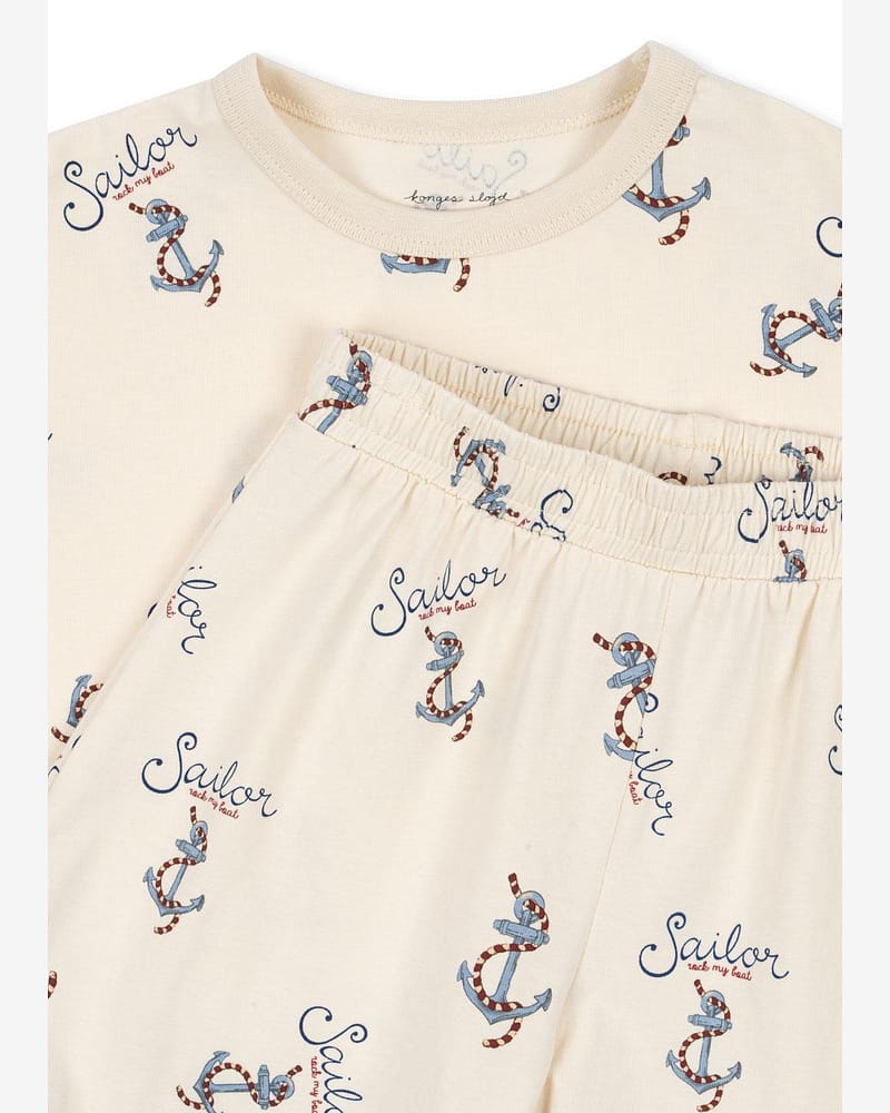 T-Skjorte & Shorts Sett Barn - Øko Bomull | Basic Set