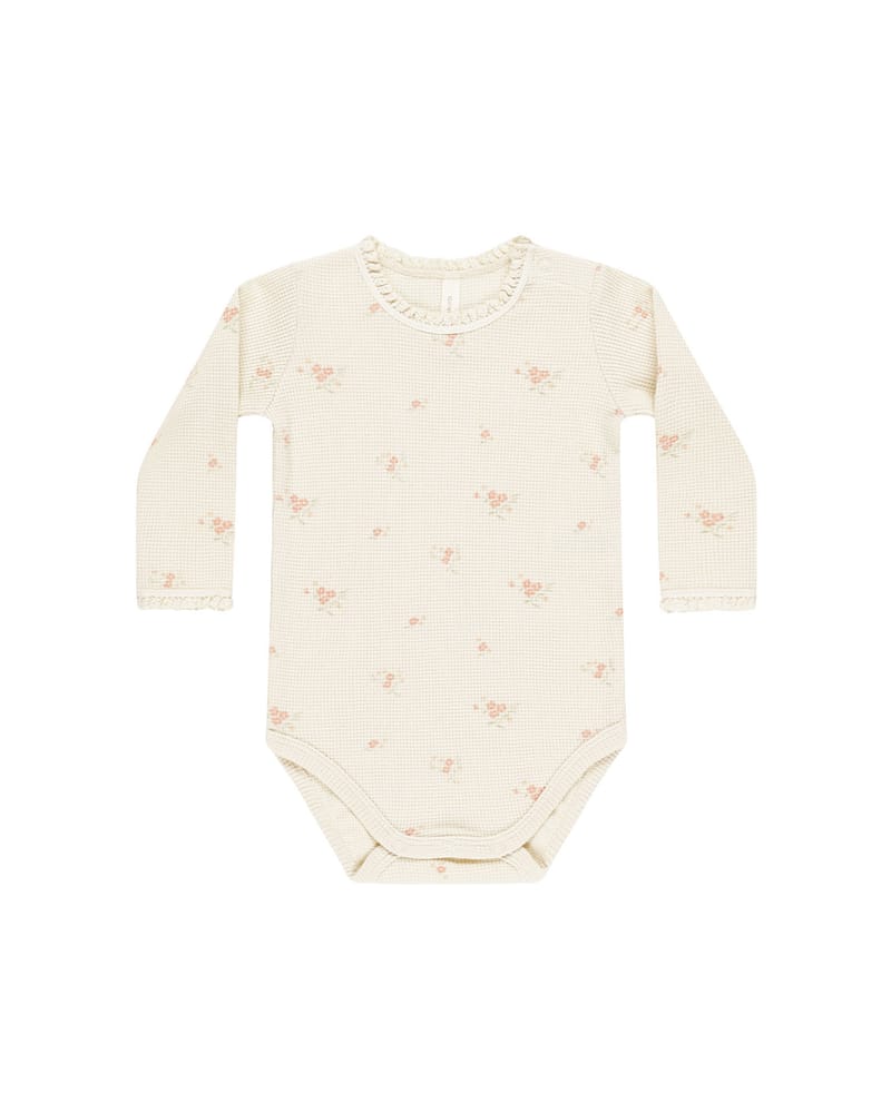 Body Langermet m/ Vaffelstruktur - 100% Øk. Bomull | Waffle Long Sleeve Bodysuit