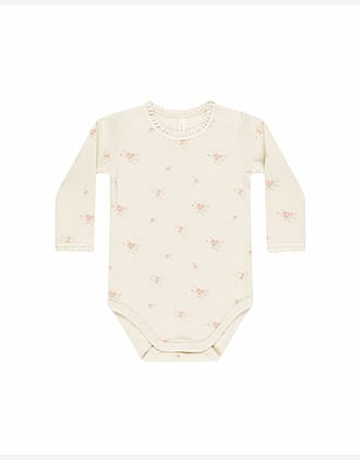Body Langermet m/ Vaffelstruktur - 100% Øk. Bomull | Waffle Long Sleeve Bodysuit