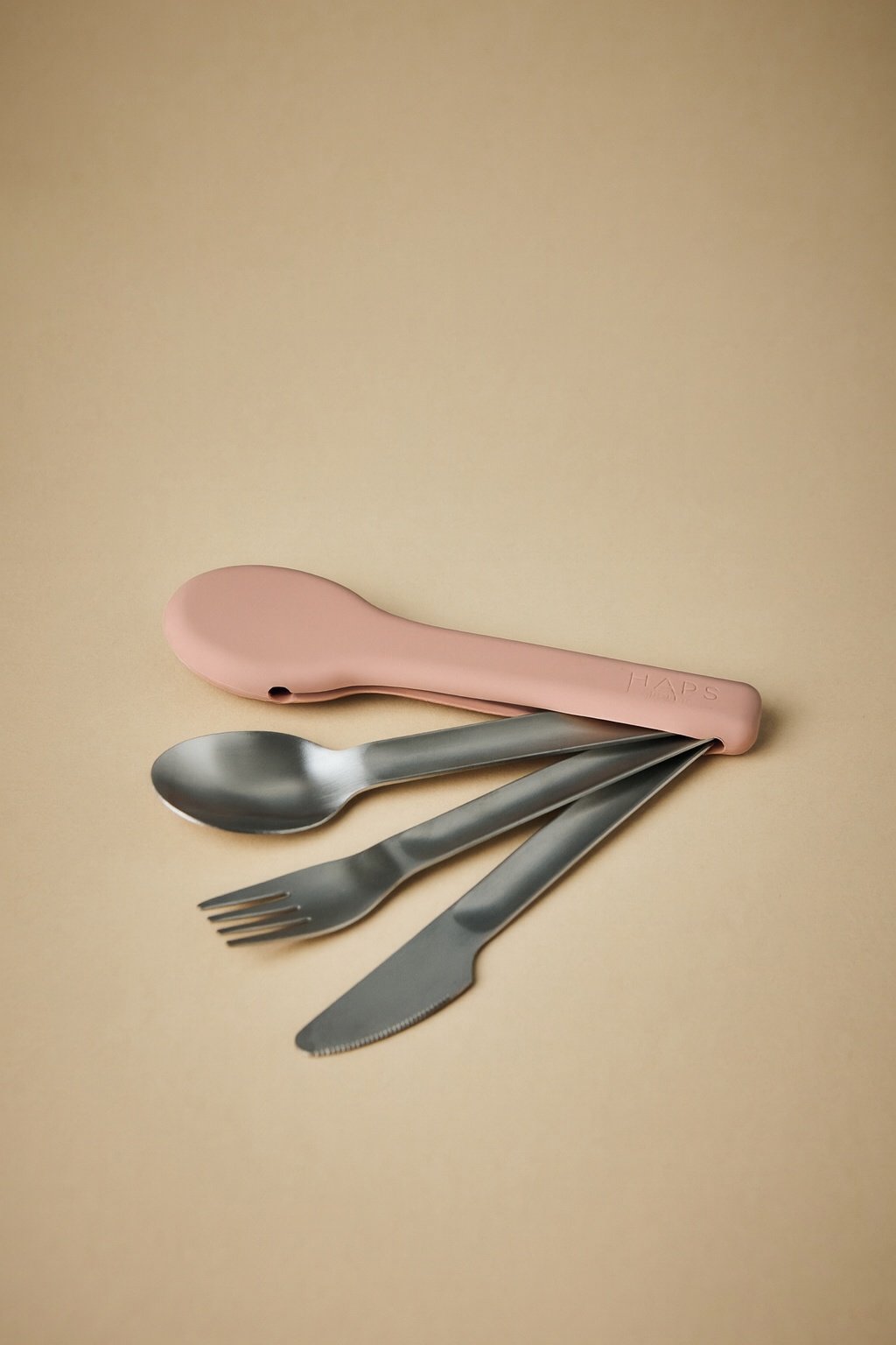 Barnebestikk i Rustfritt Stål 3pk – Silikonetui, Blush