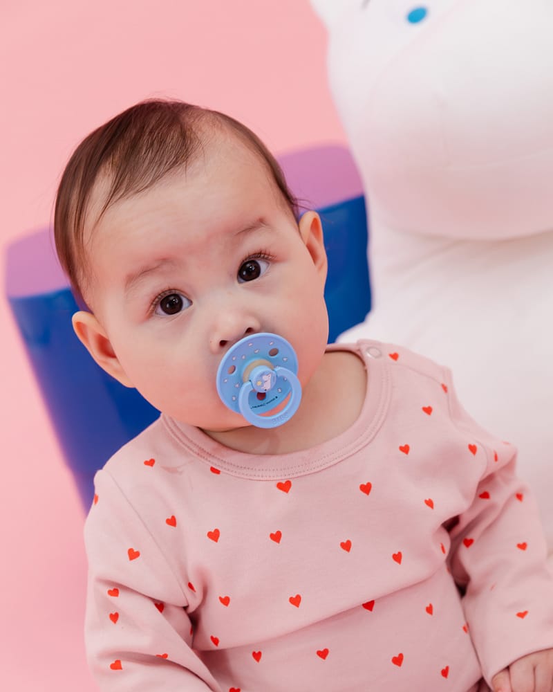 BIBS x Moomin Smokk Colour 2pk - Rund, Naturgummi