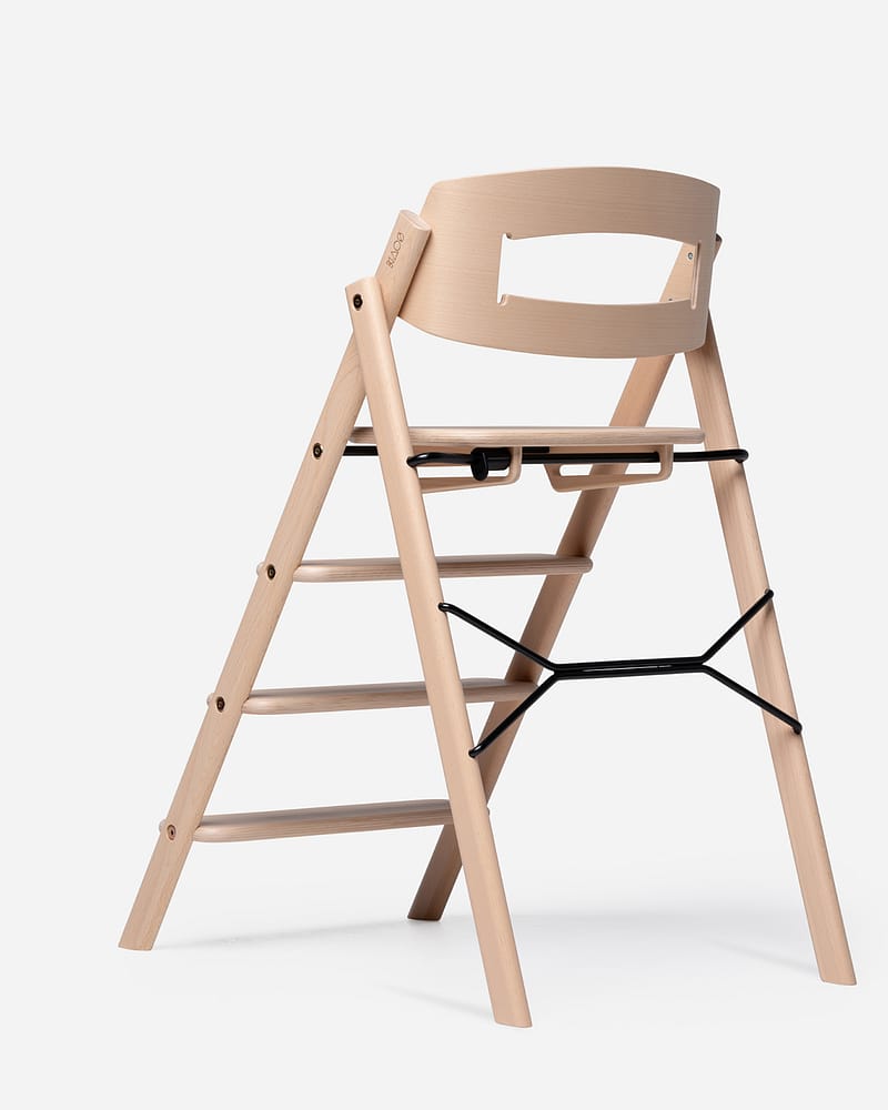 KAOS KLAPP® Bøk Barnestol - Best i Test 2026 - Sammenleggbar | Opp til 110kg!