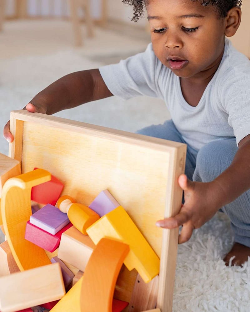 Byggesett og Puslespill - 24 klosser | Building World Desert Sand