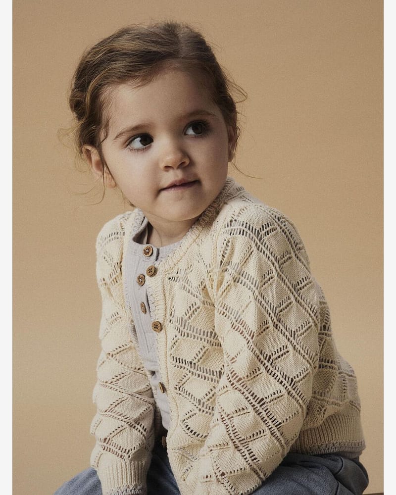 Cardigan Barn - Strikket