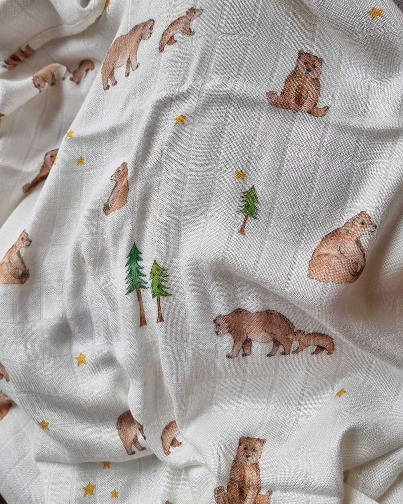 Swaddle / Svøpeteppe - 100% Bambus - 120x120cm