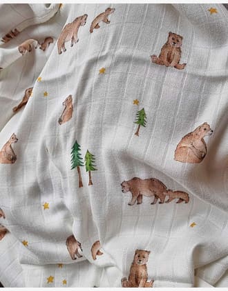 Swaddle / Svøpeteppe - 100% Bambus - 120x120cm