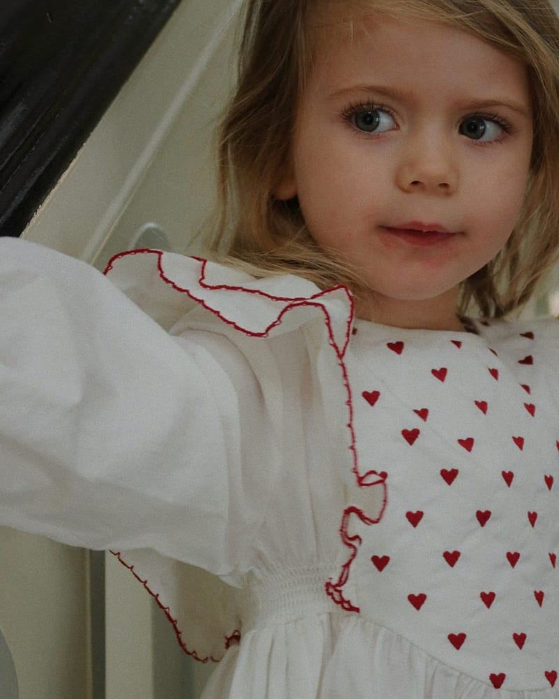 Kjole Barn - M/ Volanger | Coeur Dress GOTS