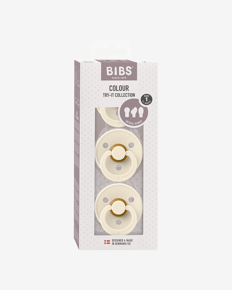 BIBS Try it Collection 3pk - Mix Naturgummi Smokker | 0-6 mnd