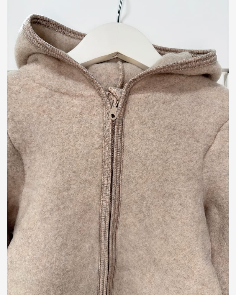 Ulljakke i ullfleece - Varm