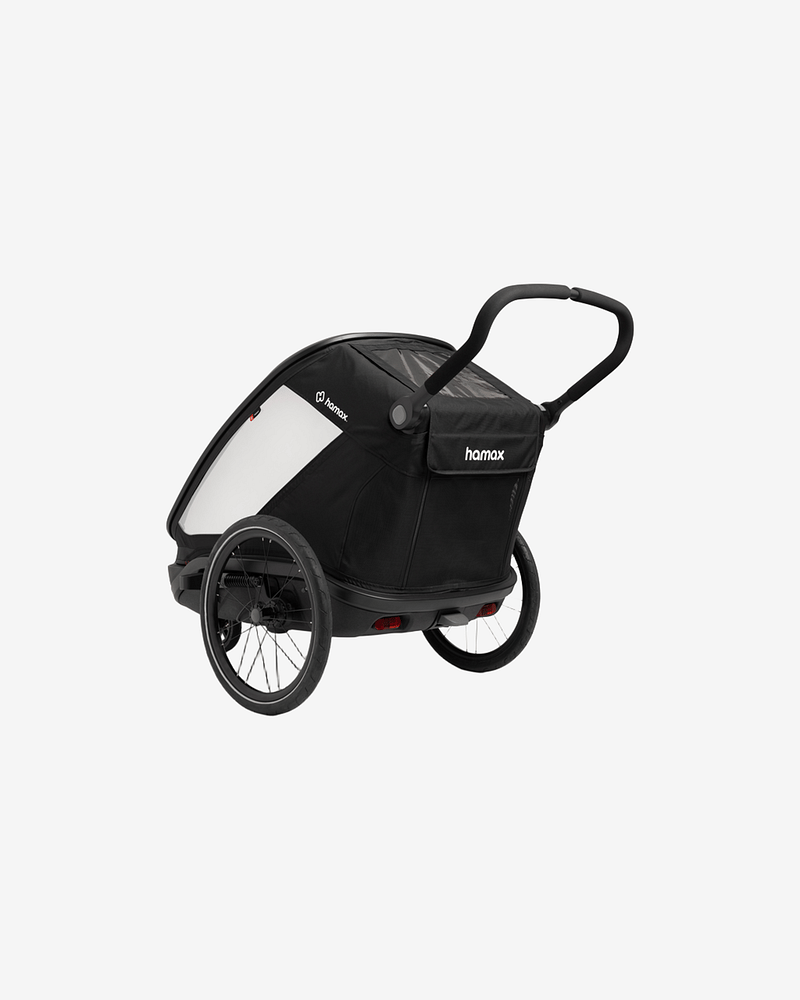 Hamax Outback Next Sykkelvogn & Barnevogn, 2-Seter | Double Bicycle Trailer