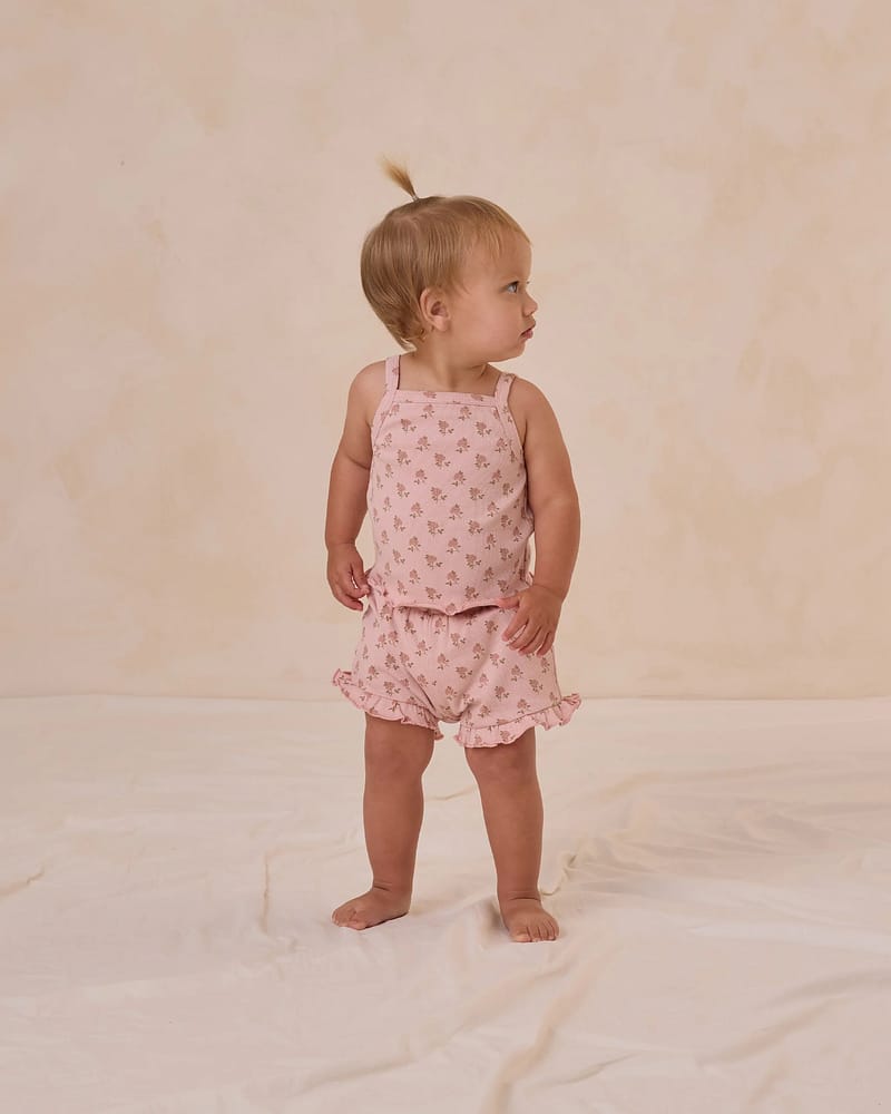 Topp & Shorts Sett - Øko Bomull, Elastan | Evie Tank + Shortie Set