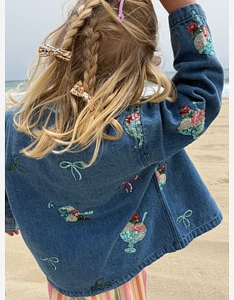 Denim Jakke M/ Glitter Paljetter - Øko Bomull | Magot Sequin Denim Jacket