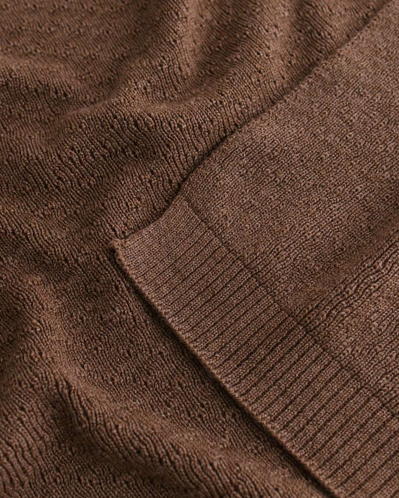Babyteppe Ull, Tykt - 100% Merino, Ubehandlet | Dora, Mocha
