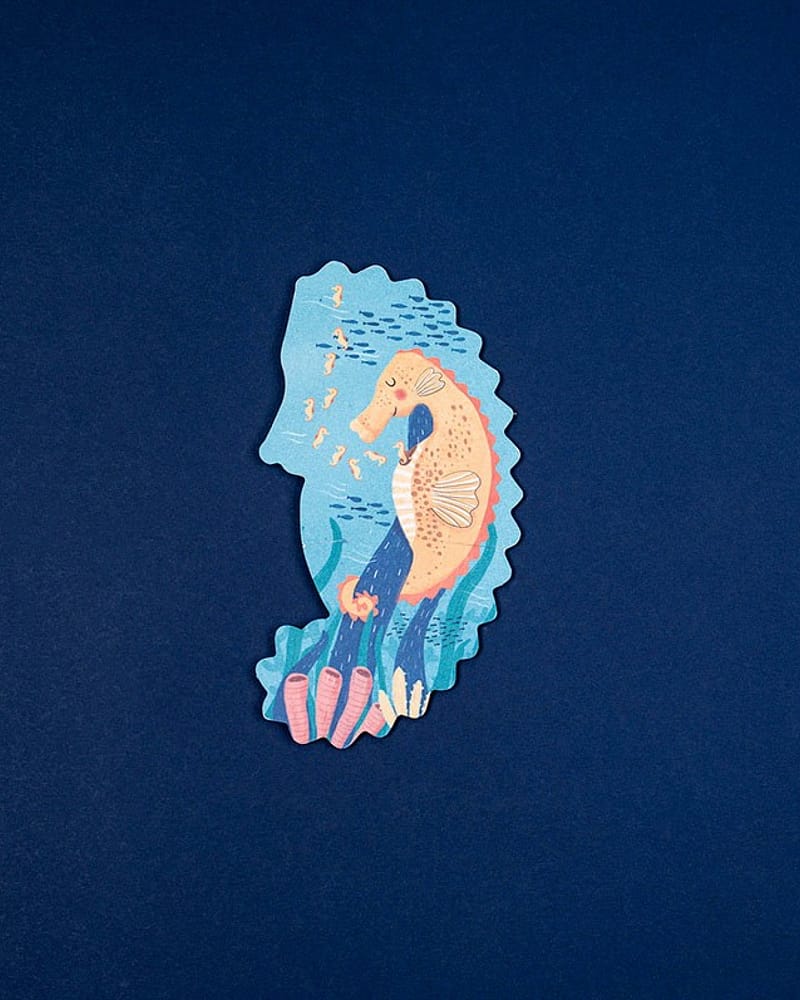 Puslespill 7i1 "Mamma"- Puslespill Barn 2år+| Blue