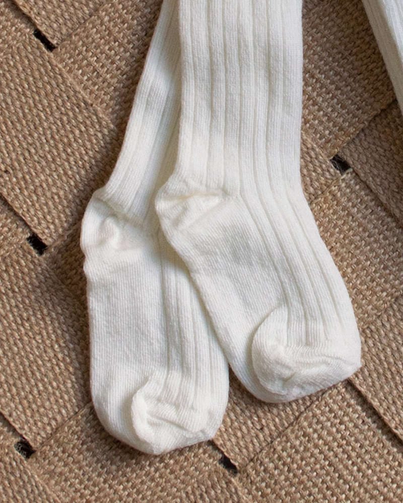 Strømpebukser - Ull - Rib - Elastisk - Basic