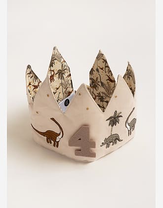 Bursdagskrone Barn 1-9år - Økologisk & Resirkulert | Fabric Birthday Crown