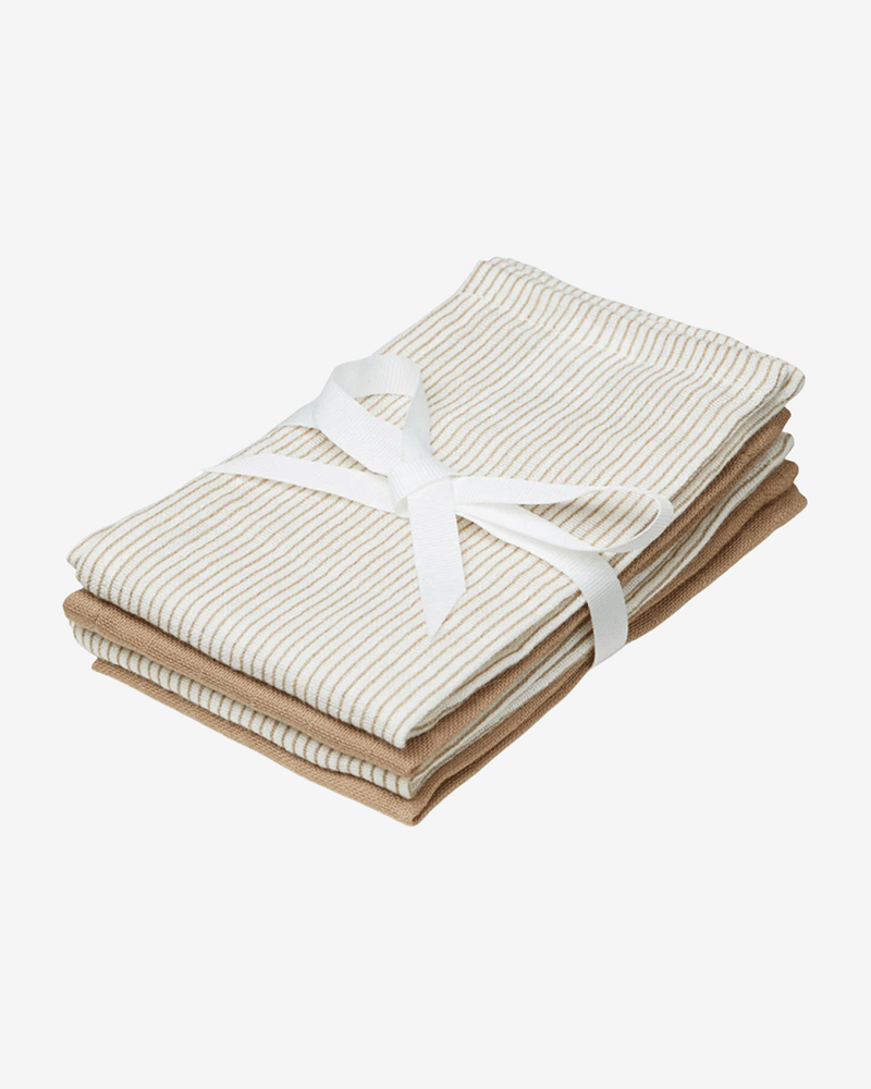 Vaskekluter Musselin 4pk - Økologisk | Gasskluter 30x30