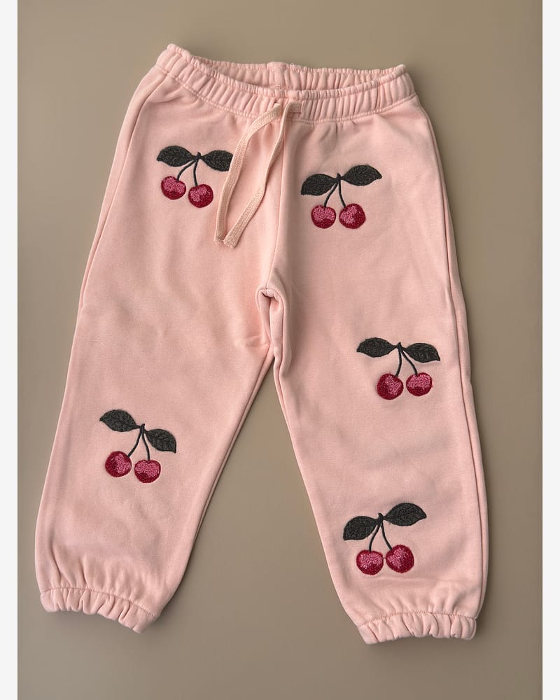 Joggebukse Barn med Print - 100% Øk. Bomull - Lou Terry Sweat Pants OCS