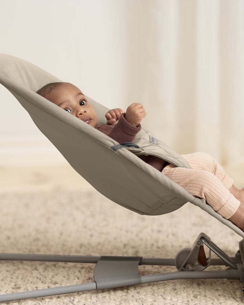 Vippestol Balance Soft - Best i Test Babysitter – Baby 0-2år, Tri-Fabric, Woven/Jersey