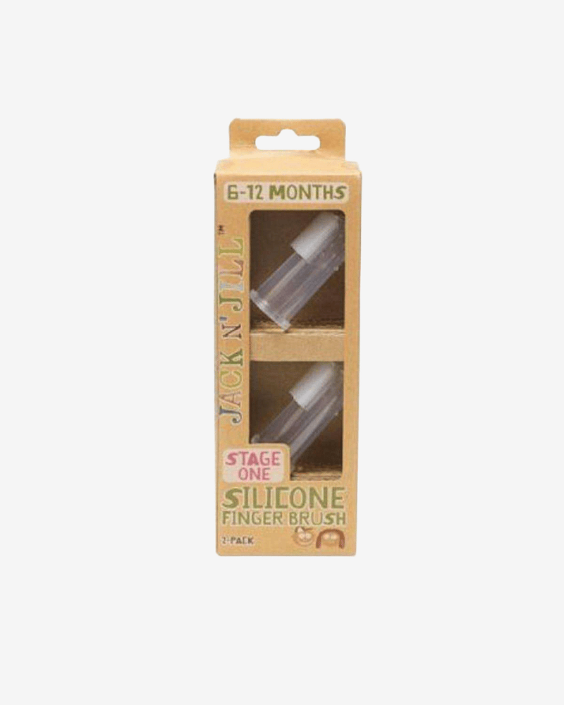 Fingertannbørste til Baby - Silikon - 2pk
