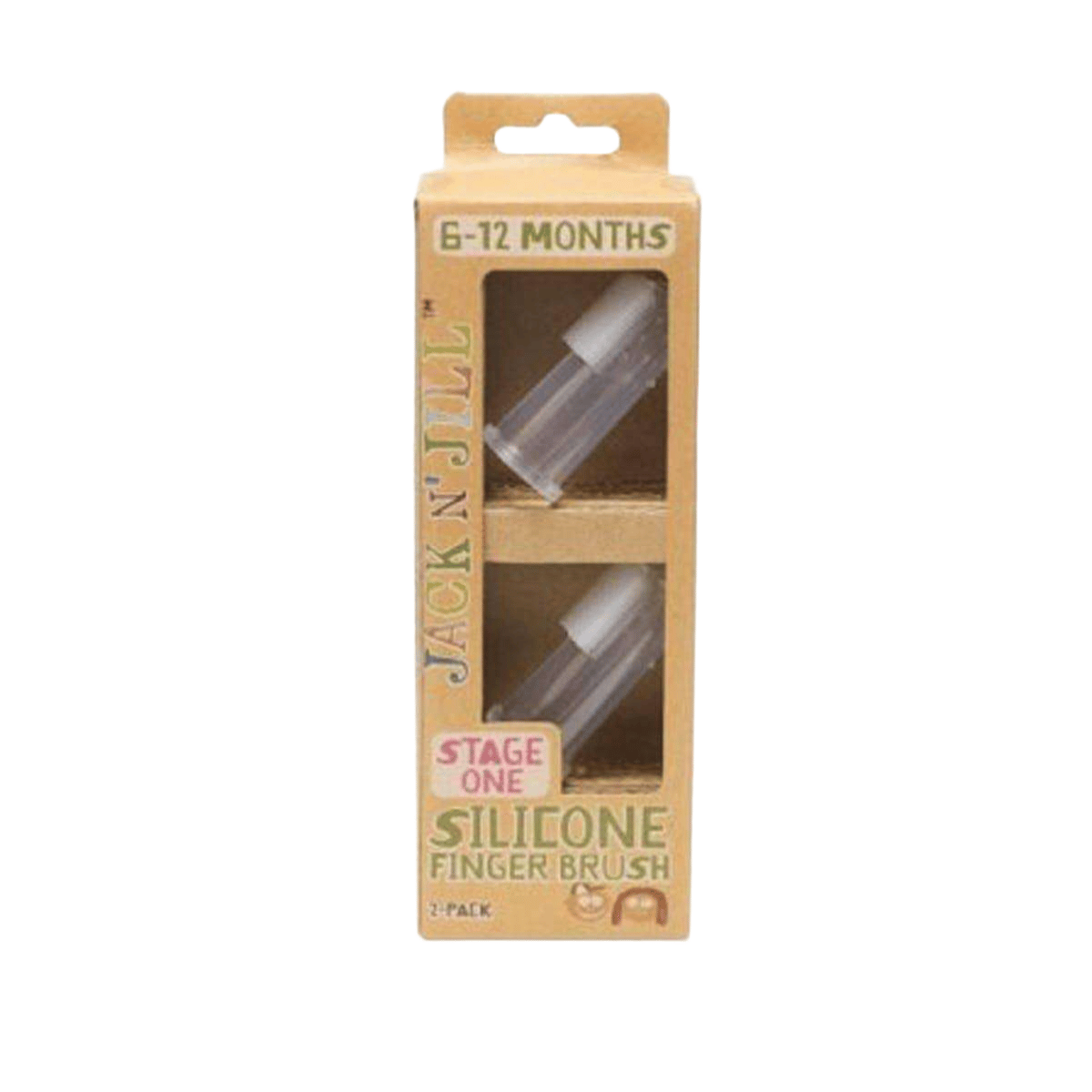 Fingertannbørste til Baby – Silikon – 2pk