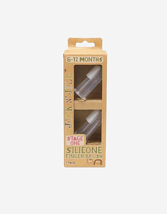 Fingertannbørste til Baby - Silikon - 2pk