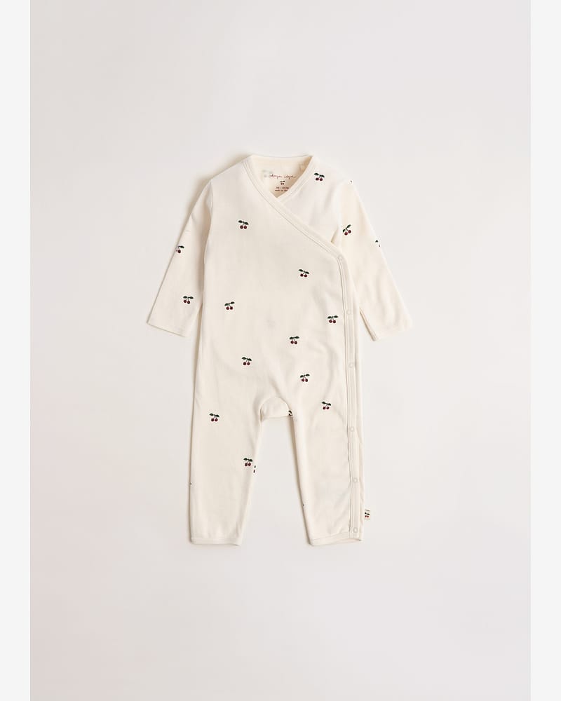 Heldress Baby med Omslag - Øko Jersey | Newborn Onesie GOTS