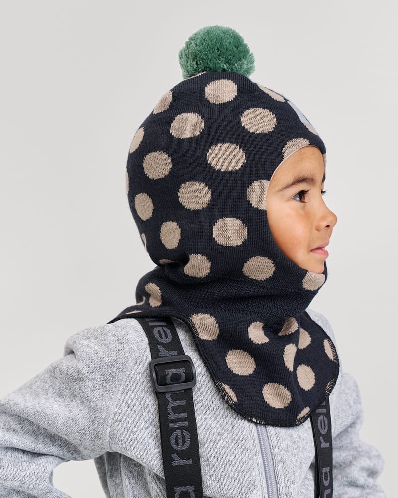 Ull Balaclava med dusk