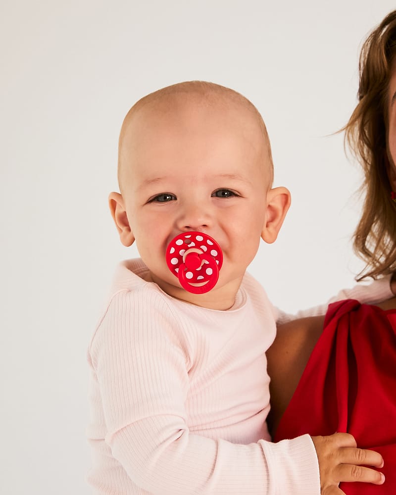 BIBS Smokk 2pk - Rund, Naturgummi