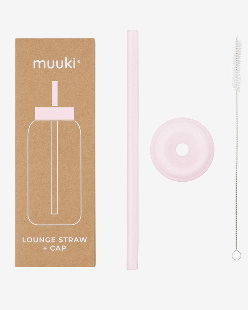 Flaskelokk m/ Sugerør til Muuki Daily Bottle - Lounge Straw + Cap