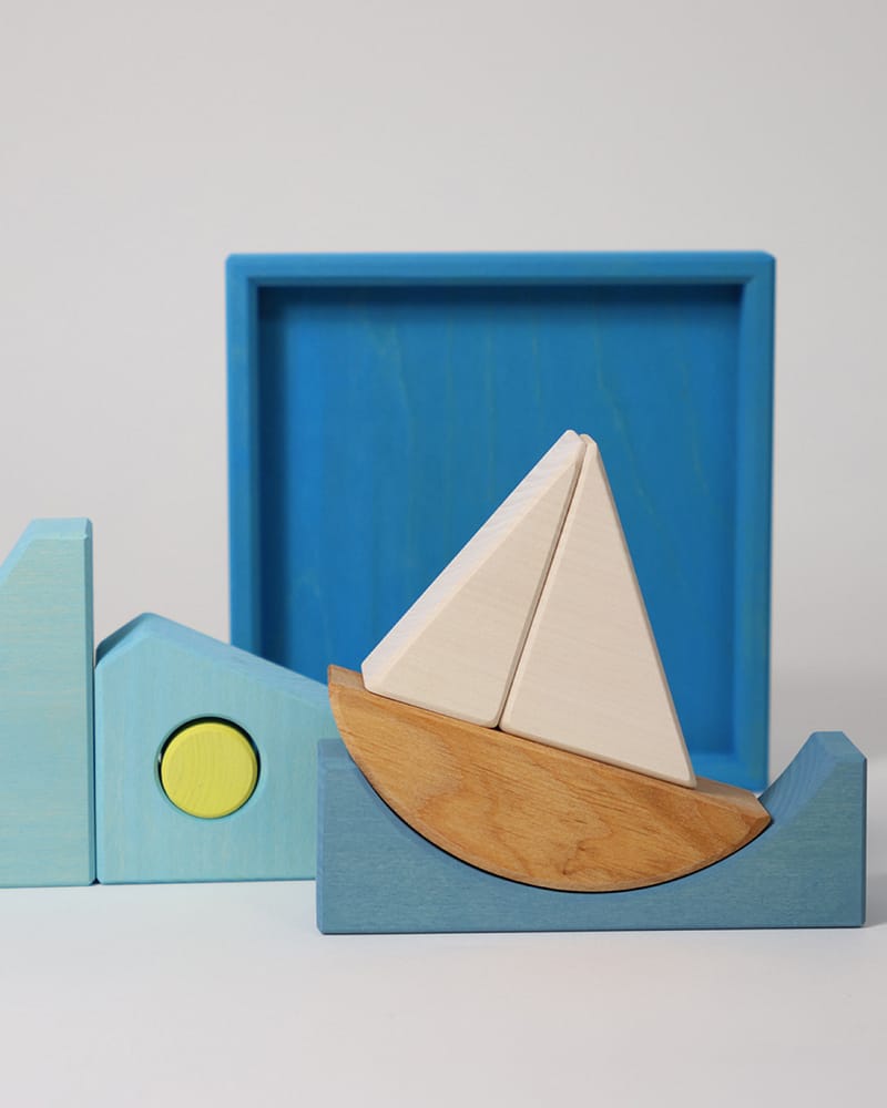 Byggesett og Puslespill - 8 klosser | Building Set