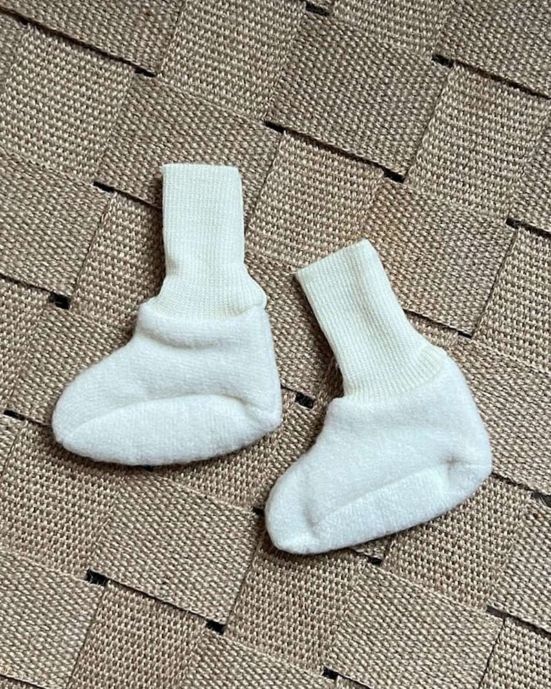 Babysokker i ullfleece