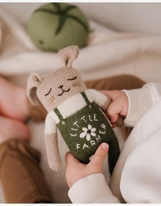 Kosebamse - Håndstrikket Alpakkaull | Bunny Knit Toy, Kanin, Kanin, Kanin, Kanin