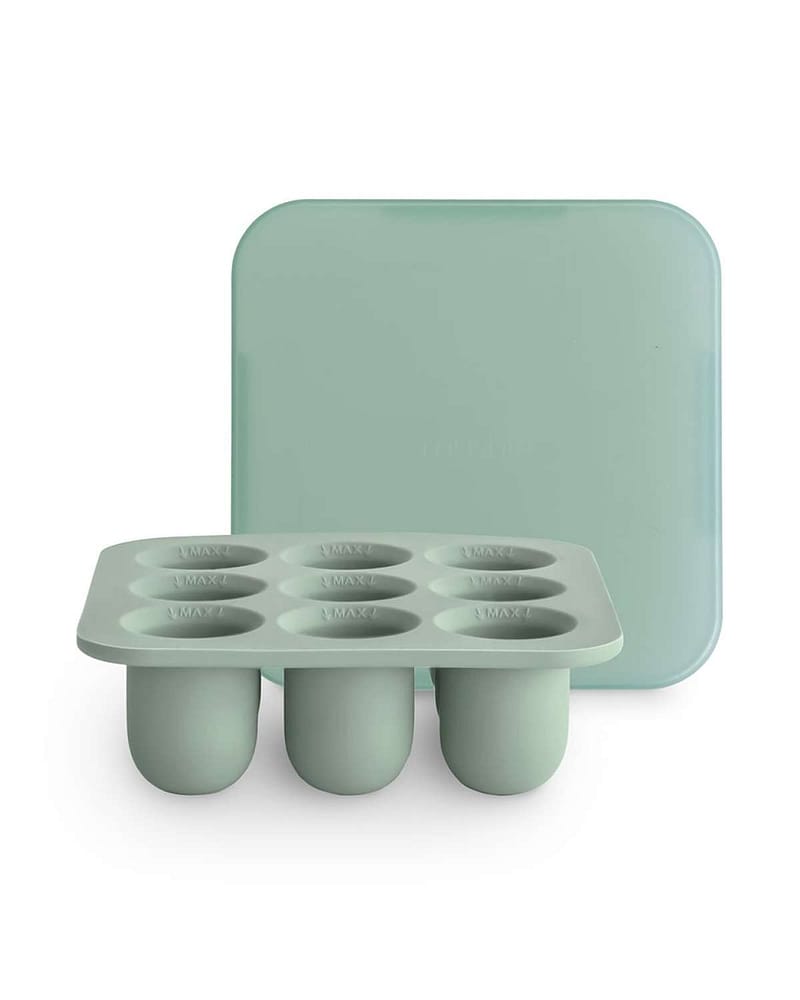 Fryseform Babymat M/ Lokk - 9 x 9ml | Fresh Food Feeder Freezer Tray