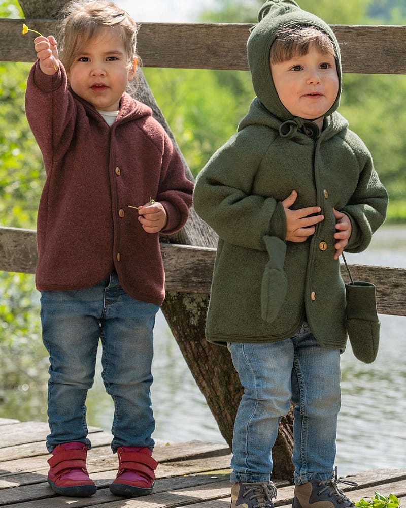 Ulljakke i tykk Ullfleece - 100% Merino