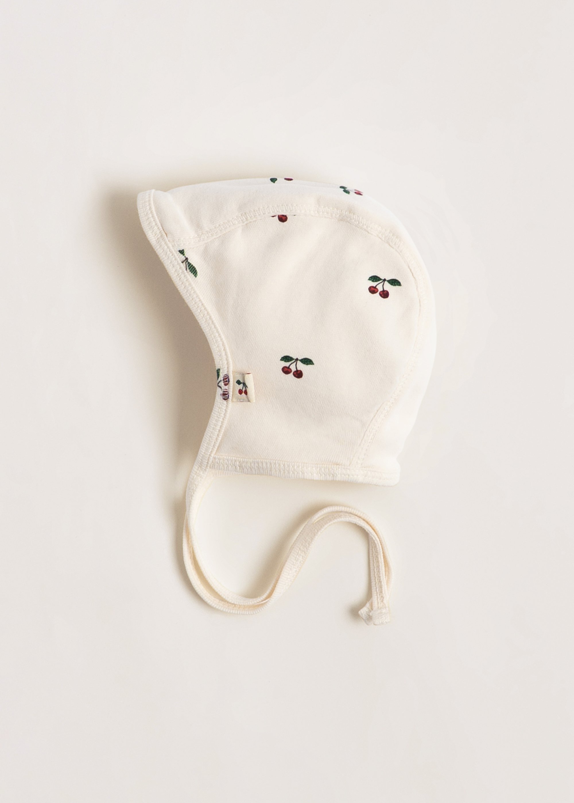 Babylue med knyting – 100% Økologisk Bomull | Baby Helmet GOTS