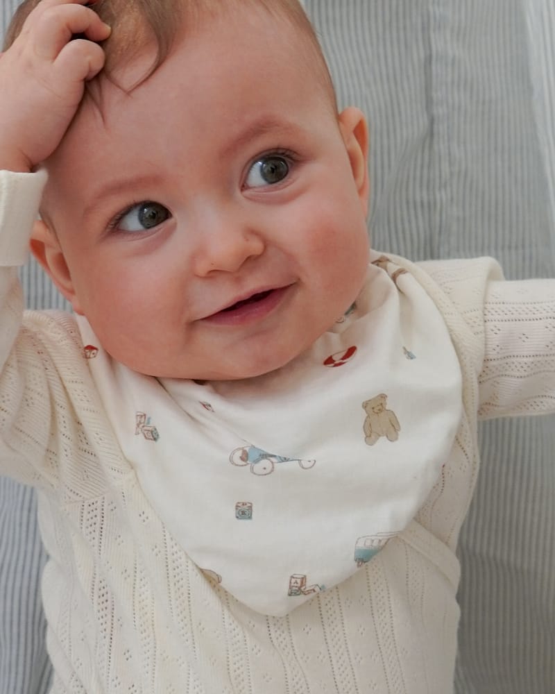 Siklesmekke - 100% Økologisk Bomull I Bandana Bib