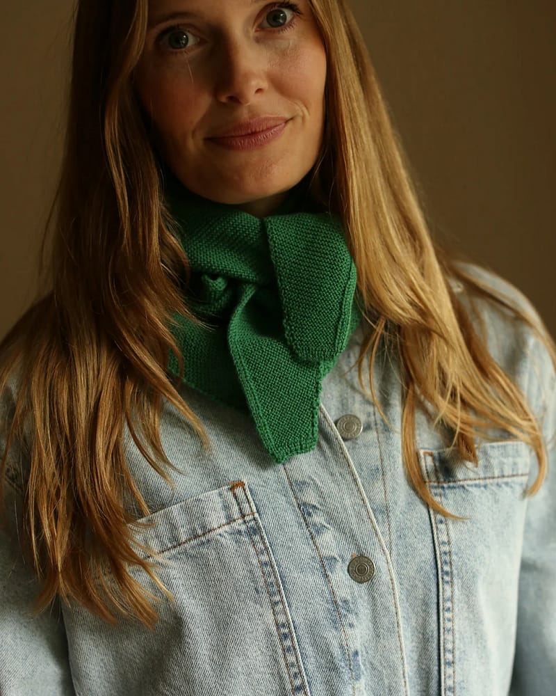 Triangle Scarf Barn & Voksen - 100% Merino, Ubehandlet