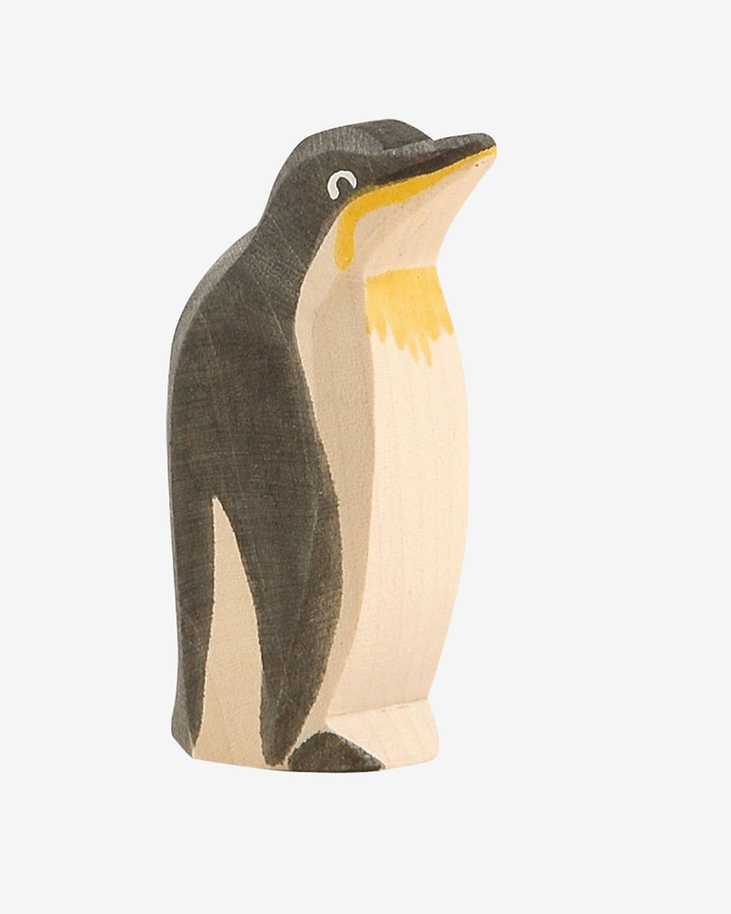 Pingvin - Håndlaget Trefigur | Sjødyr
