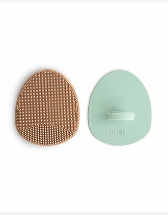 badeborste baby 2pk mushie cradle cap brush sage