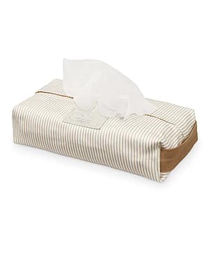 Hvit / Beige - Classic Stripes Camel