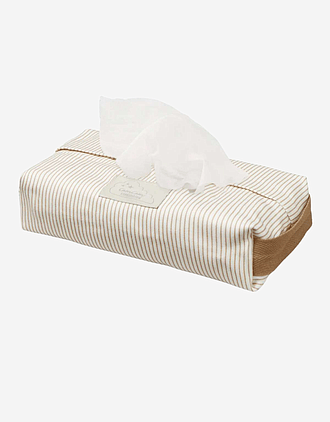Hvit / Beige - Classic Stripes Camel