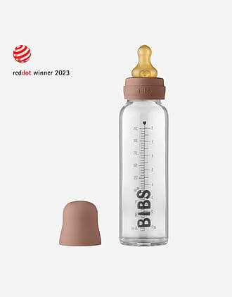 BIBS Tåteflaske i Glass 225 ml - Komplett Sett